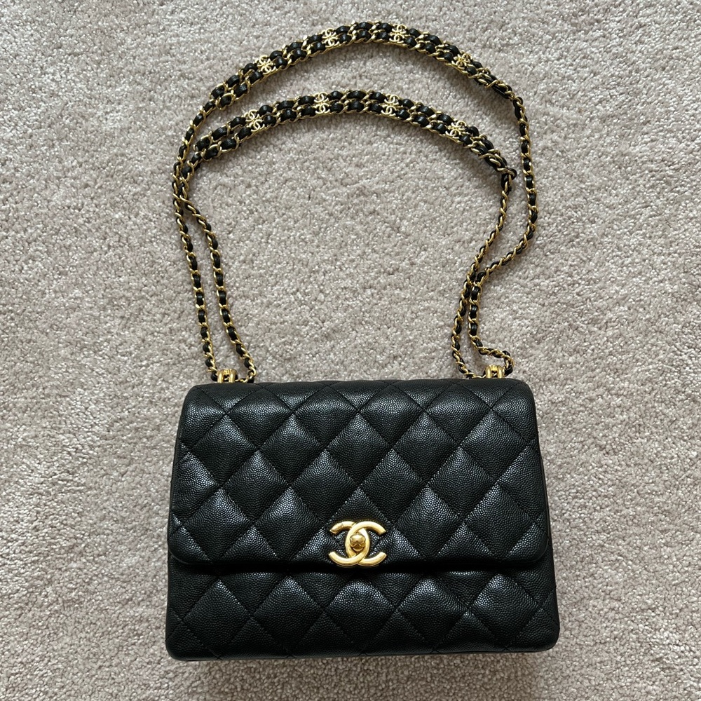 SOLD AUTHENTIC CHANEL COCO FIRST FLAP BAG